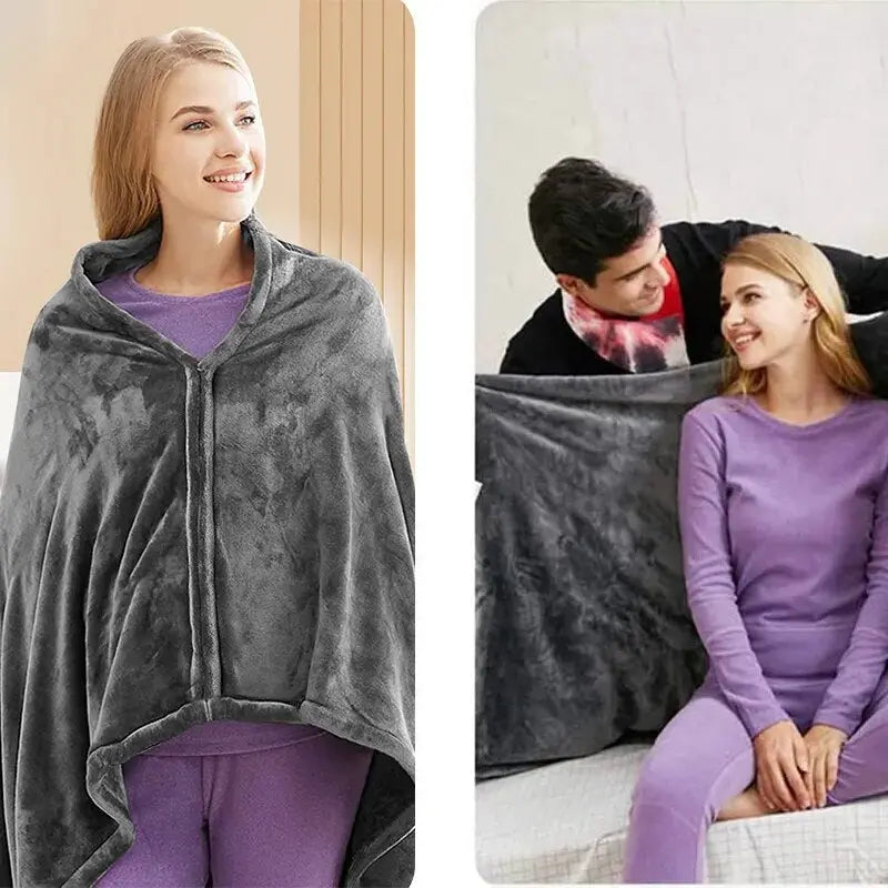 Heating Hooded Blanket GoodsDesire