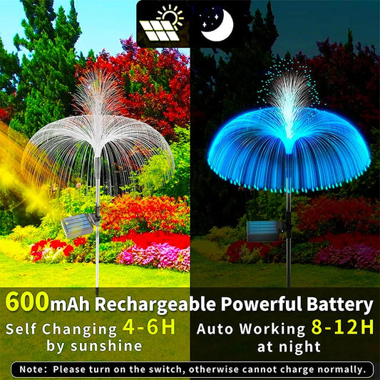 Solar LED Jellyfish Lights - Make a unique garden for Xmas & New Year Eve